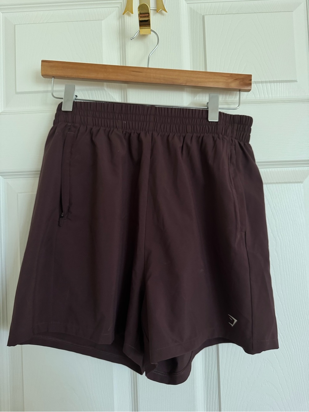 Womens Performance Shorts in Deep Burgundy - Gymshark